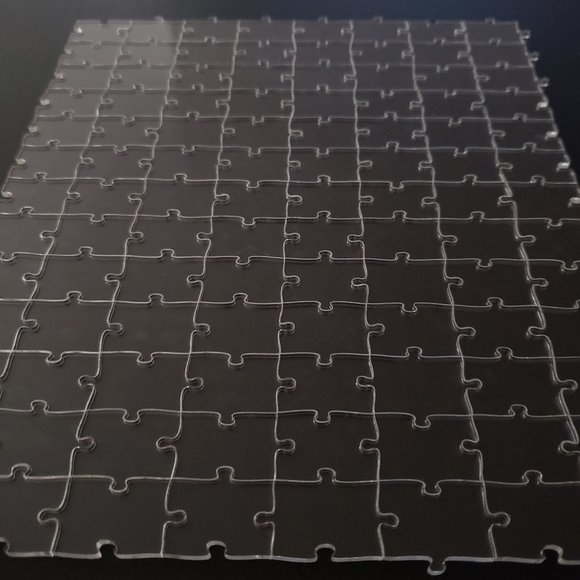 Impossible Edgeless Clear Acrylic Jigsaw Puzzle - Picture 1 of 3